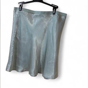 H&M Shiny Gray Mini Skirt